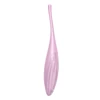 SATISFYER TWIRLING JOY - OKOS, AKKUS, VÍZÁLLÓ CSIKLÓVIBRÁTOR (PINK)