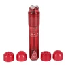 Hordozható vibrátor szett - piros (5 részes)