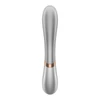 Satisfyer Hot Lover - okos, akkus melegítős vibrátor (ezüst)