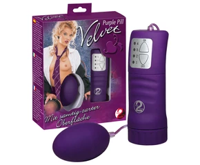 Velvet lila vibrokéj - bársonyos