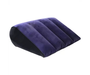 Magic Pillow - Felfújható szexpárna - ék alakú (lila)