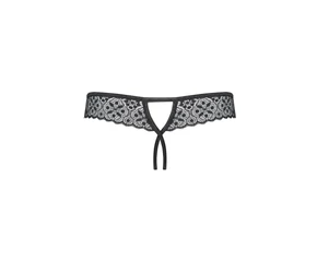 Shibu crotchless thong black  S/M