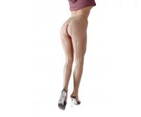 Cottelli - Csíkos szexharisnya (natúr)