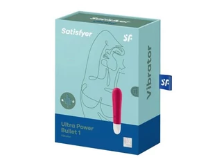 Satisfyer Ultra Power Bullet 1 - akkus, vízálló vibrátor (piros)