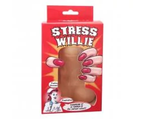 Stress Willie - stresszoldó labda - fütyi (natúr)