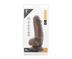 Dr. Skin Mr. Smith 7 inch Dildo Chocolate