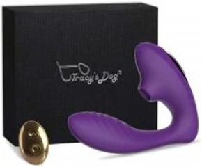 Tracy's Dog OG Pro2 - rádiós, vízálló 2in1 vibrátor (lila)