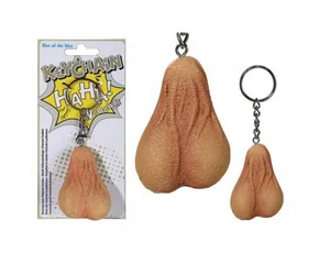 Metal key chain Testicle