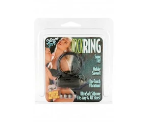 Mini Vibrating Cockring Fekete