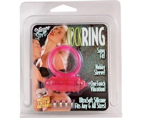 Vibrating Cockring Silicone Pink