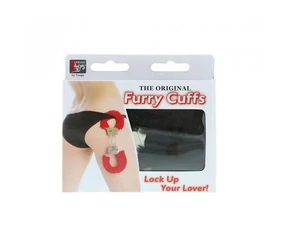 Metal Handcuff with Plush Black