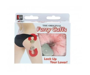 Plüss bilincs fémből - Pink