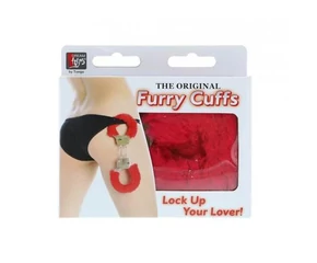 Metal Handcuff with Plush red