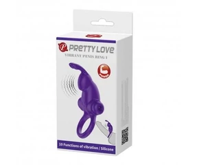 Pretty Love Vibrant Penis Sleeve 1 Purple