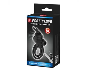 Pretty Love Vibrant Penis Ring 3 Black