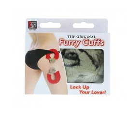 Metal Handcuff With Plush Zebra