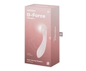 SATISFYER G-FORCE - AKKUS, VÍZÁLLÓ G-PONT VIBRÁTOR (BÉZS)