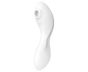 Satisfyer Curvy Trinity 5+ - okos 2in1 vibrátor (fehér)
