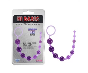 Sassy Anal Beads Purple