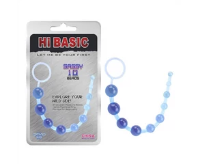 Sassy Anal Beads Blue