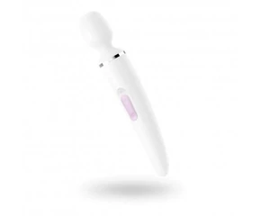 Satisfyer Woman Wand - akkus, vízálló masszírozó vibrátor (fehér)