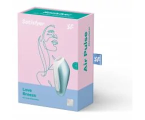 Satisfyer Love Breeze - akkus, vízálló csiklóizgató vibrátor (jég kék)