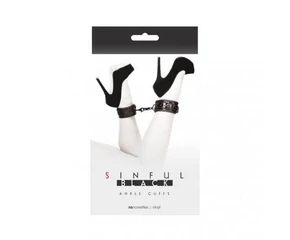 Sinful Ankle Cuffs Black