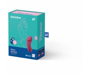 Satisfyer Secret - okos, akkus, vízálló csiklóvibrátor (bordó)