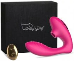 Tracy's Dog OG Pro2 - rádiós, vízálló 2in1 vibrátor (pink)