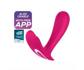 SATISFYER TOP SECRET - AKKUS, OKOS 2 MOTOROS VIBRÁTOR (PINK)