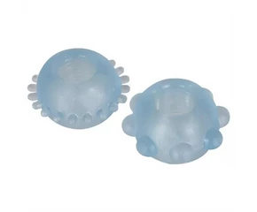 Péniszgyűrű duó (áttetsző kék)