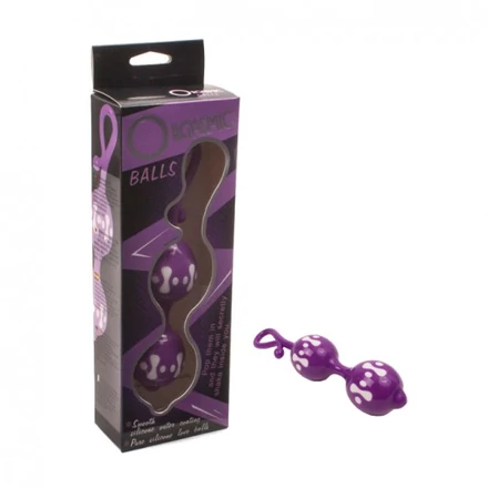 Orgasmic Balls, TPR Material, Purple