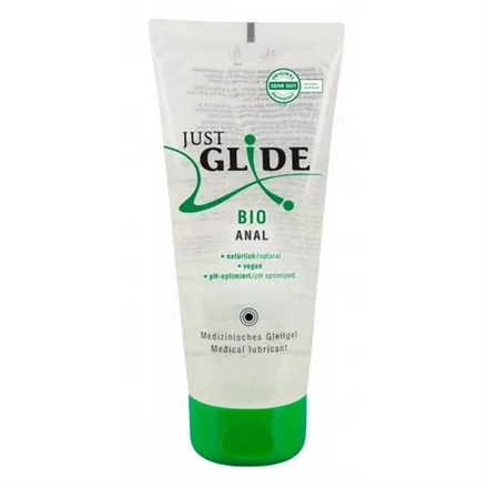Just Glide Bio ANAL - vízbázisú vegán síkosító (200ml)