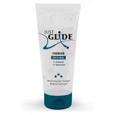 Just Glide Premium Original - vegán, vízbázisú síkosító (200ml)