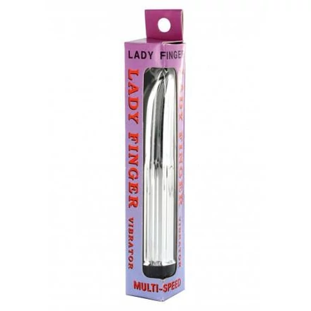 Lady Finger Vibrator Silver