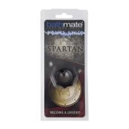 BathMate - Spartan szilikon erekciógyűrű (fekete)