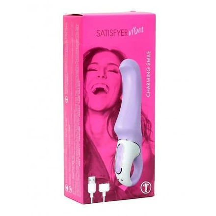 Satisfyer Charming Smile - vízálló, akkus G-pont vibrátor (lila)