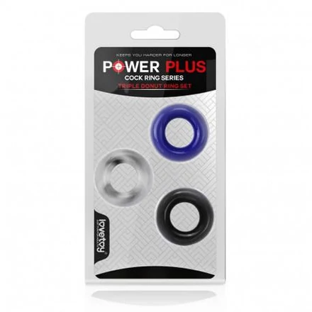 Power Plus X-Basic Donut Rings 3 Pack színes