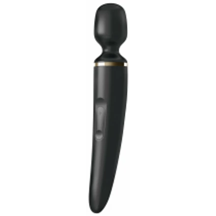 Satisfyer Woman Wand - akkus, vízálló masszírozó vibrátor (fekete)