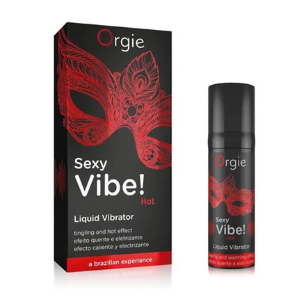 Orgie Sexy Vibe HOT - epres, melegítő folyékony vibrátor nőknek és férfiaknak (15ml)