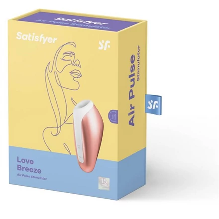 Satisfyer Love Breeze - akkus, vízálló csiklóizgató vibrátor (barack)