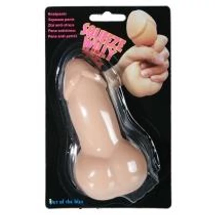 Squeeze Willy - stresszoldó labda - fütyi (natúr)