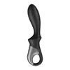 SATISFYER HEAT CLIMAX - OKOS, MELEGÍTŐ ANÁLVIBRÁTOR (FEKETE)