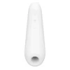 Satisfyer Curvy 1+ - okos, akkus, vízálló csiklóizgató vibrátor (fehér)
