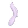 SATISFYER CURVY TRINITY 2 - AKKUS HÜVELYI ÉS CSIKLÓVIBRÁTOR (LILA)