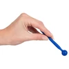 Dilator Sperm Stopper - gömbös, szilikon húgycsőtágító dildó (kék)