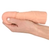 Nature Skin - hosszabbító, vastagító péniszköpeny (15,5cm)