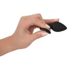You2Toys Silicone Butt Plug - fehér köves, szíves anál dildó (fekete)