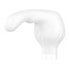 Satisfyer Double Wand-er - okos, akkus masszírozó vibrátor (fehér)