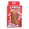 Stress Willie - stresszoldó labda - fütyi natúr